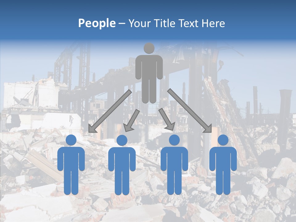 Destroy Abandoned Rubble PowerPoint Template