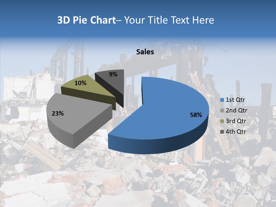 Destroy Abandoned Rubble PowerPoint Template