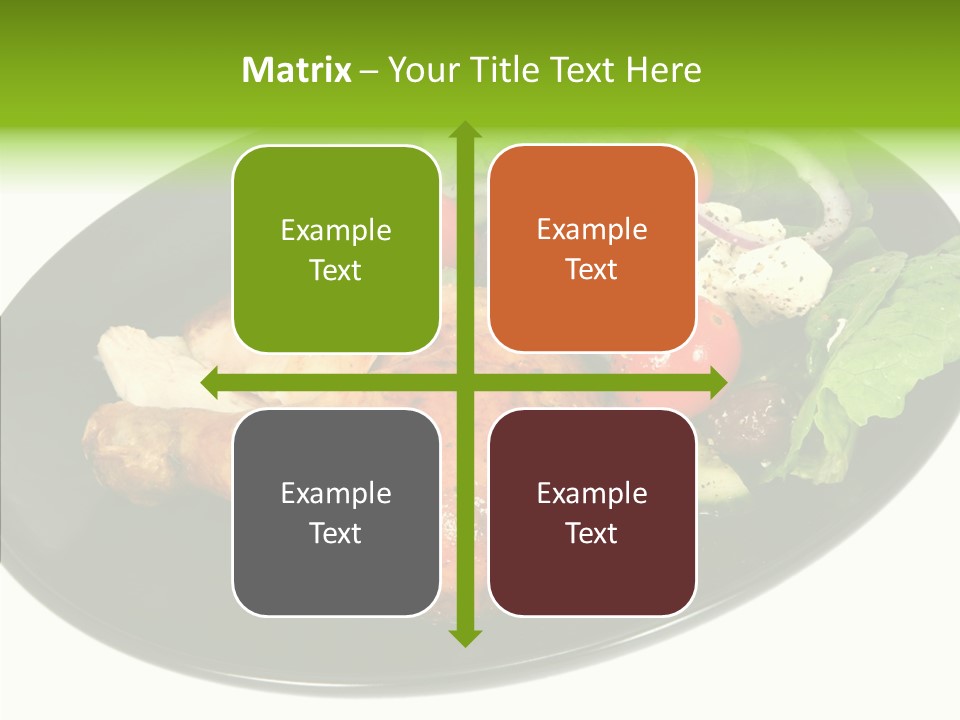 Nobody Dinner Horizontal PowerPoint Template