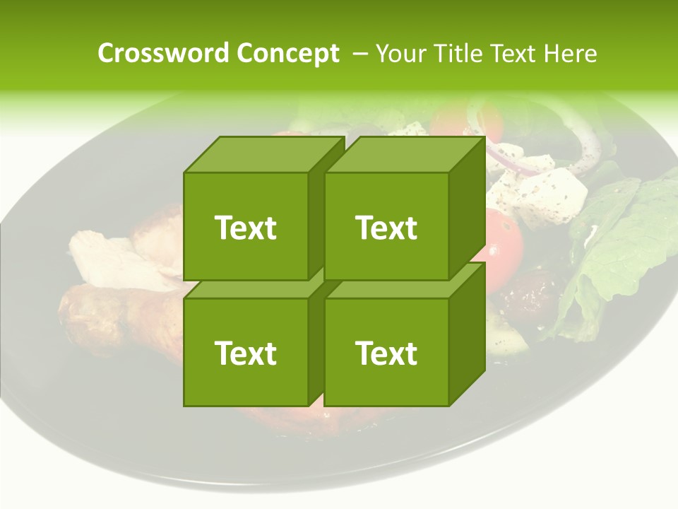 Nobody Dinner Horizontal PowerPoint Template