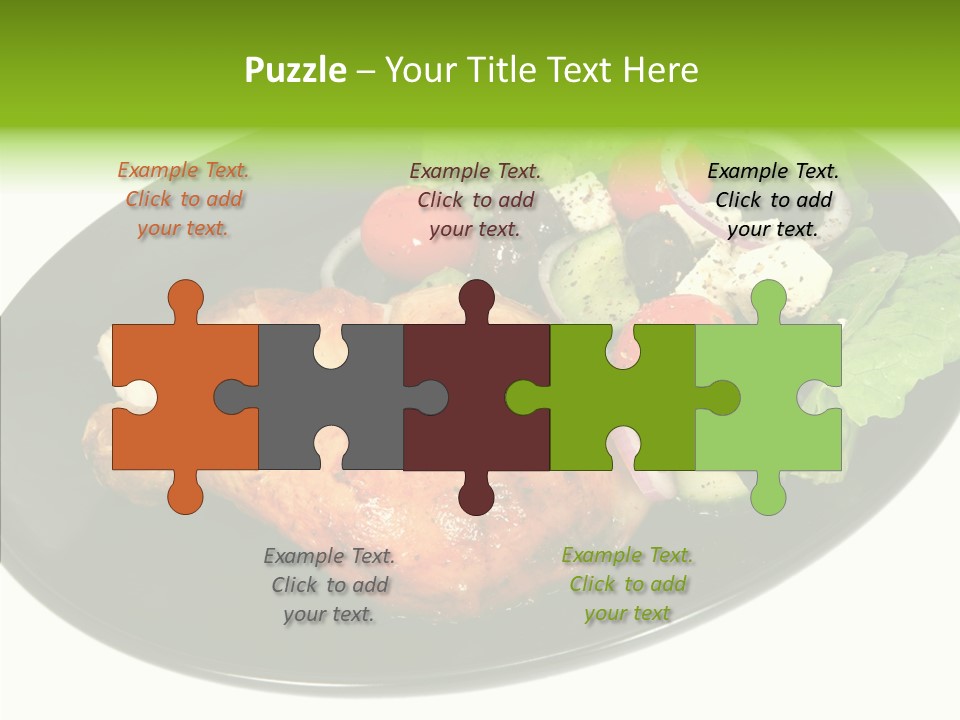 Nobody Dinner Horizontal PowerPoint Template