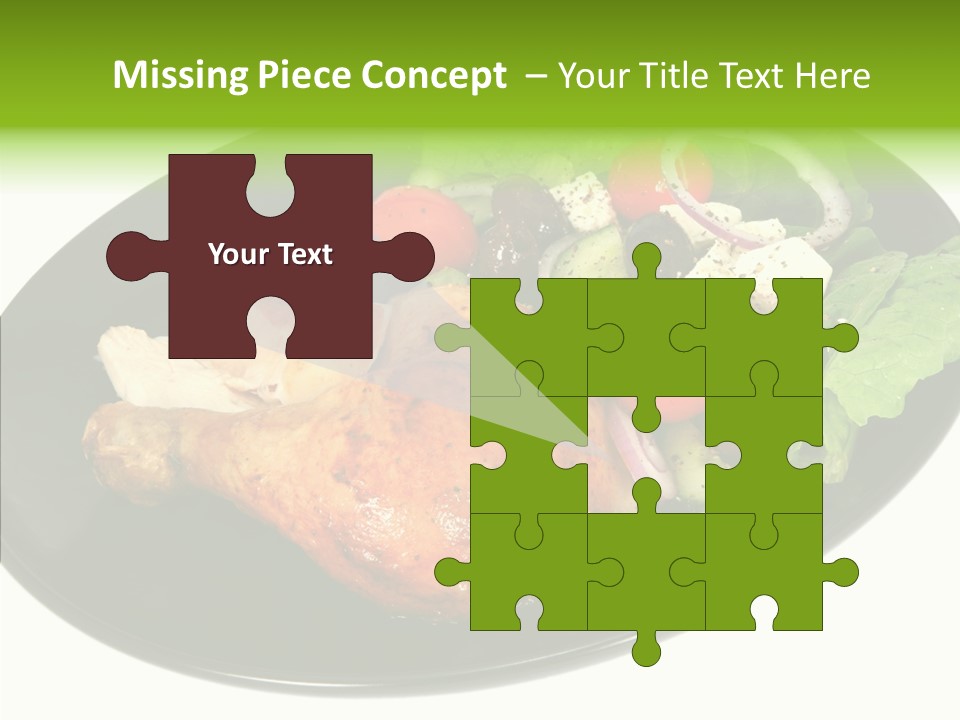 Nobody Dinner Horizontal PowerPoint Template