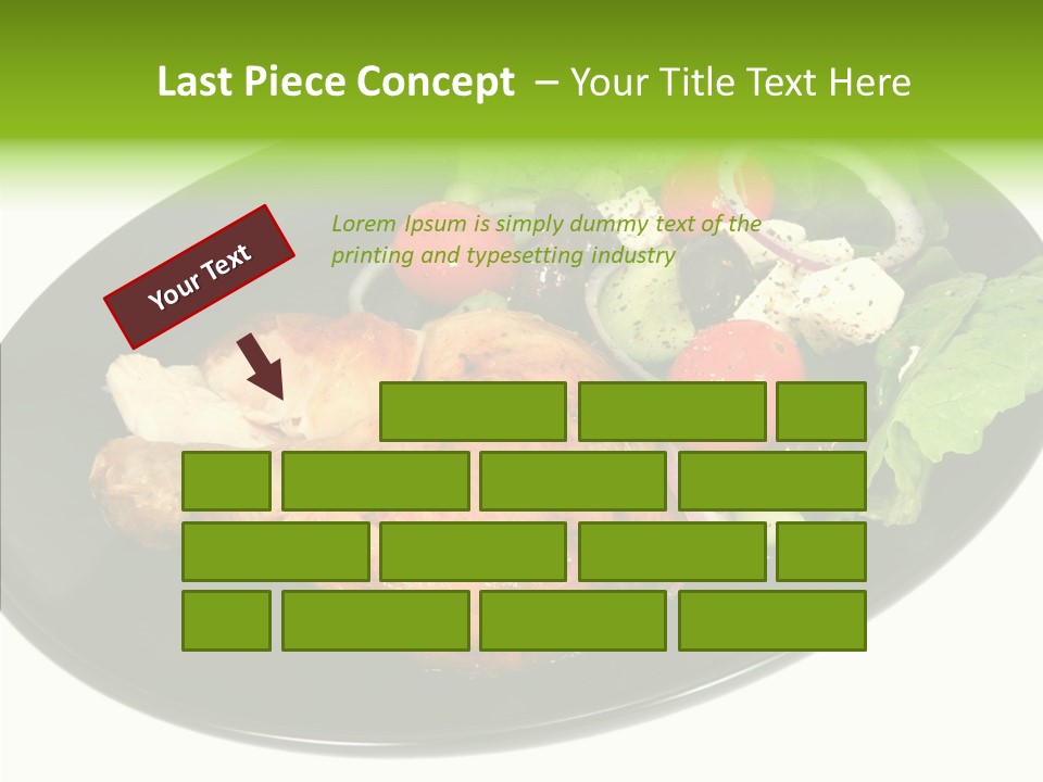 Nobody Dinner Horizontal PowerPoint Template