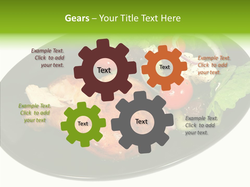 Nobody Dinner Horizontal PowerPoint Template