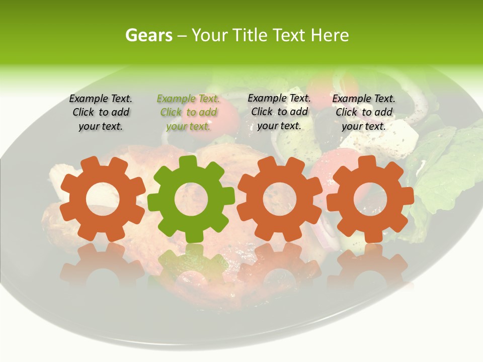 Nobody Dinner Horizontal PowerPoint Template