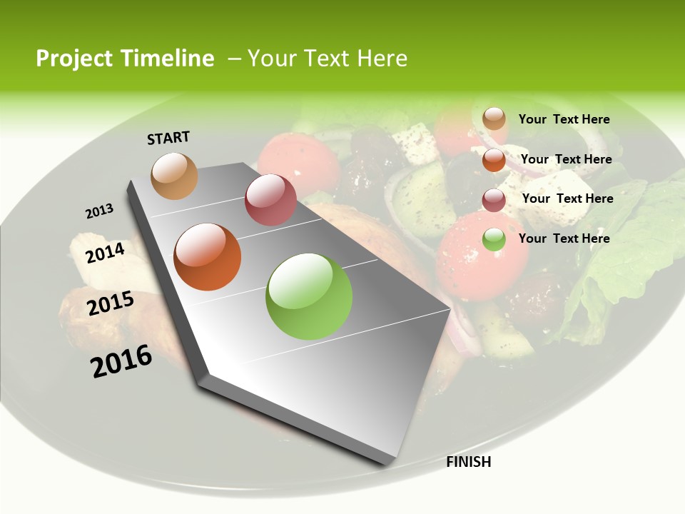 Nobody Dinner Horizontal PowerPoint Template