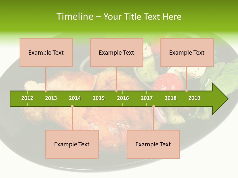 Nobody Dinner Horizontal PowerPoint Template