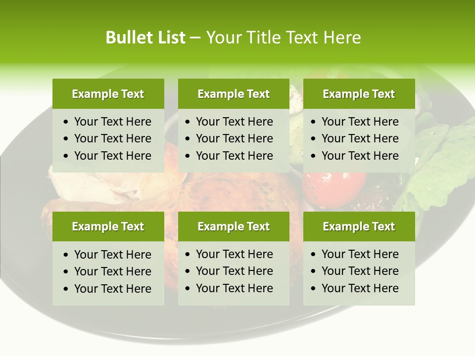 Nobody Dinner Horizontal PowerPoint Template