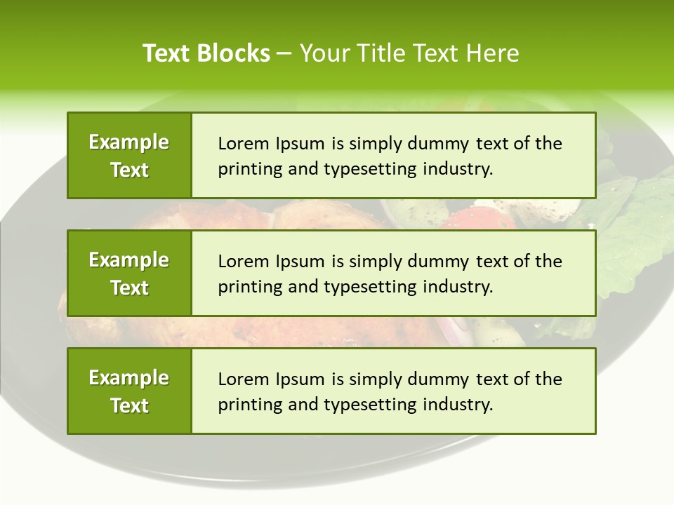 Nobody Dinner Horizontal PowerPoint Template