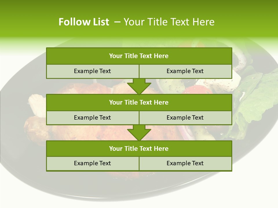 Nobody Dinner Horizontal PowerPoint Template
