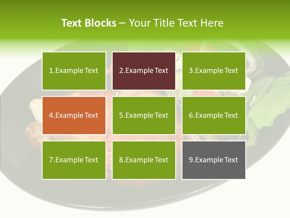Nobody Dinner Horizontal PowerPoint Template