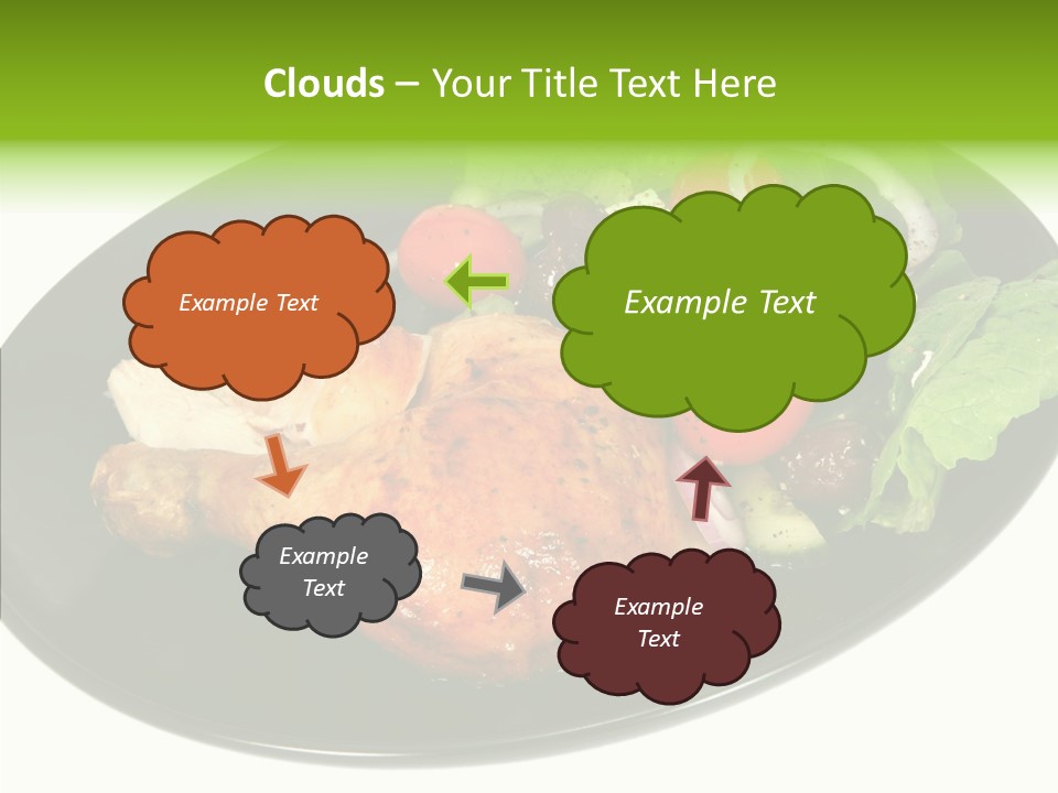 Nobody Dinner Horizontal PowerPoint Template