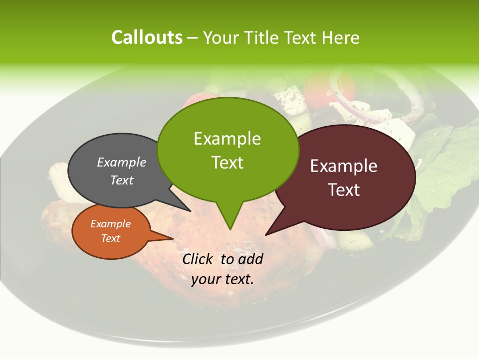 Nobody Dinner Horizontal PowerPoint Template