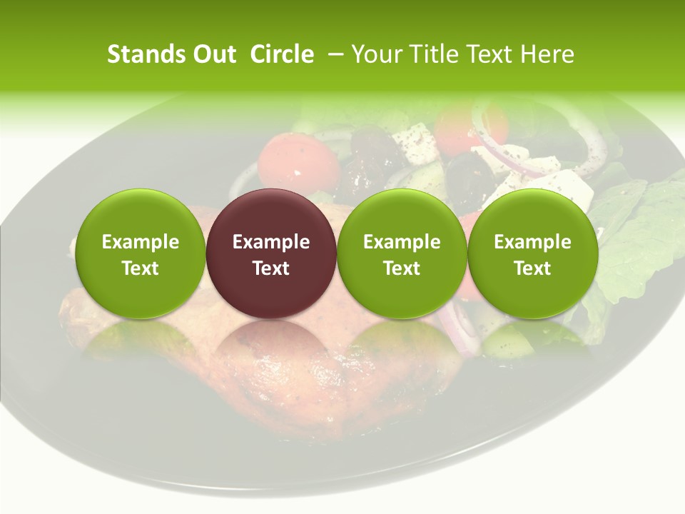 Nobody Dinner Horizontal PowerPoint Template