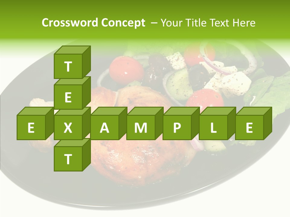 Nobody Dinner Horizontal PowerPoint Template