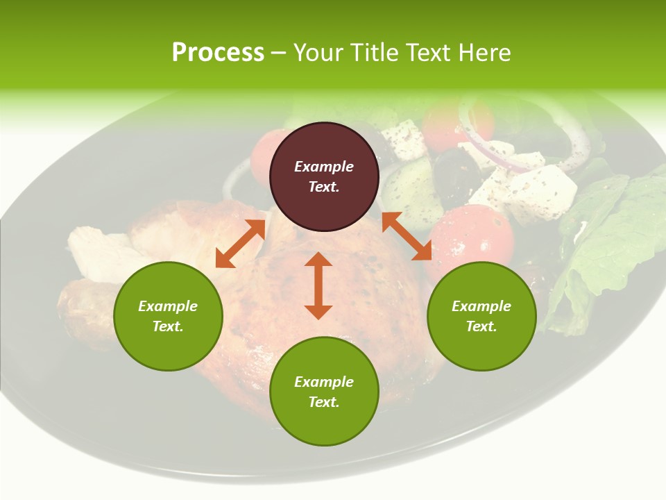 Nobody Dinner Horizontal PowerPoint Template