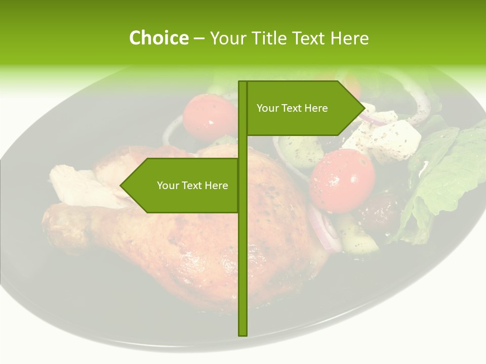 Nobody Dinner Horizontal PowerPoint Template