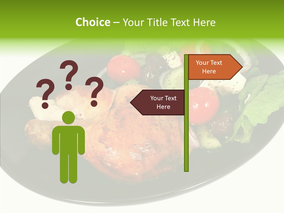 Nobody Dinner Horizontal PowerPoint Template