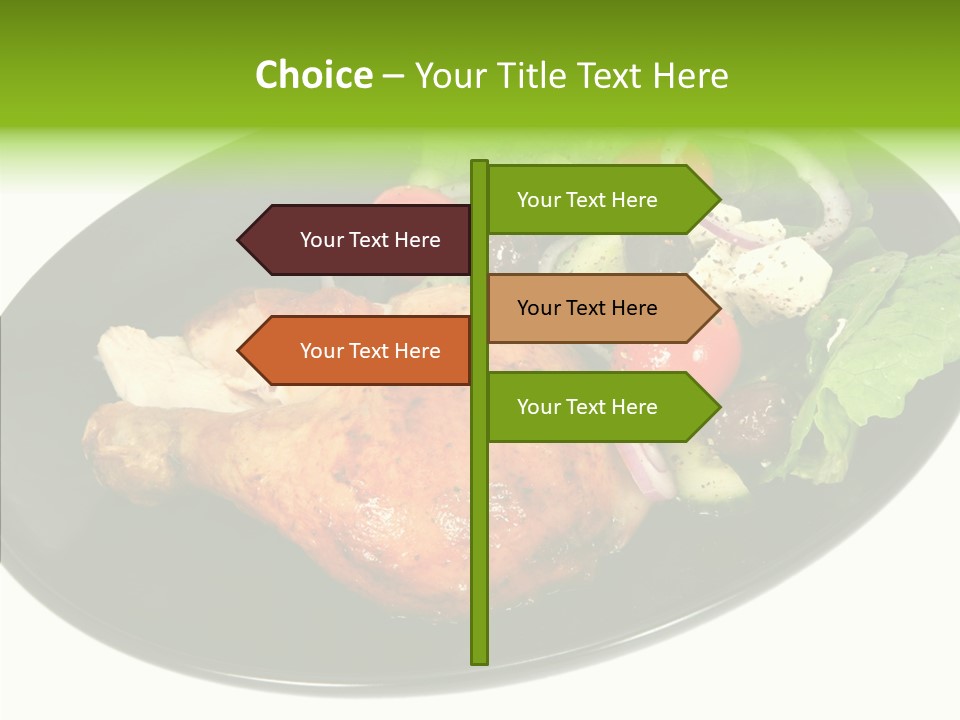 Nobody Dinner Horizontal PowerPoint Template