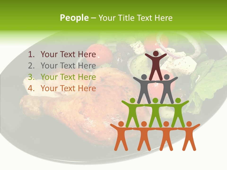 Nobody Dinner Horizontal PowerPoint Template