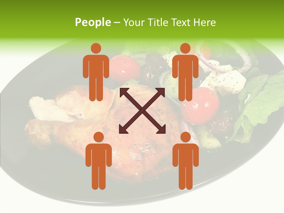 Nobody Dinner Horizontal PowerPoint Template