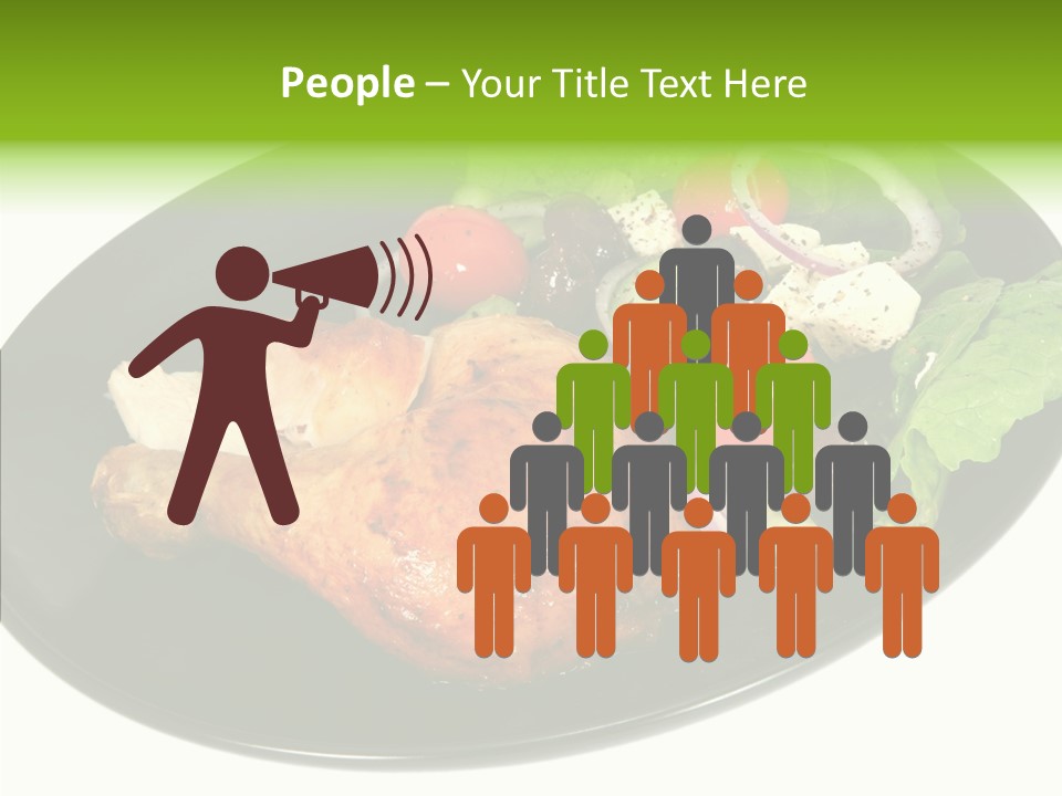 Nobody Dinner Horizontal PowerPoint Template