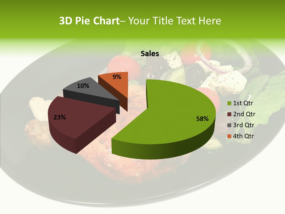 Nobody Dinner Horizontal PowerPoint Template
