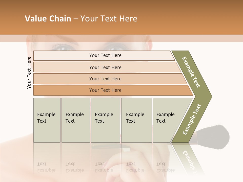 Lips Powder White PowerPoint Template