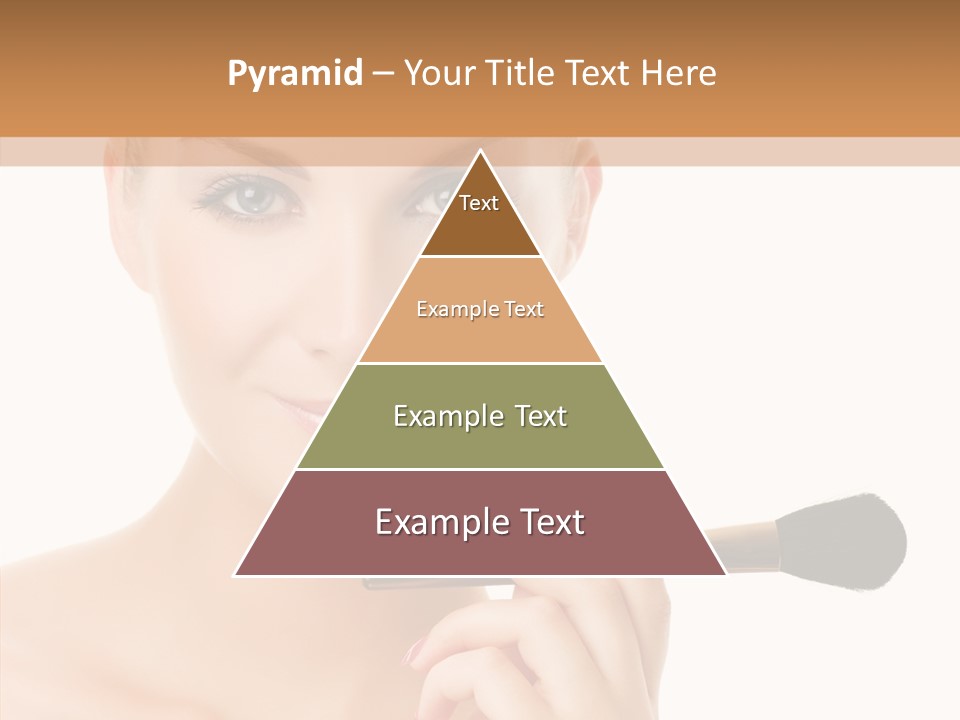 Lips Powder White PowerPoint Template