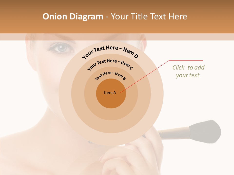 Lips Powder White PowerPoint Template