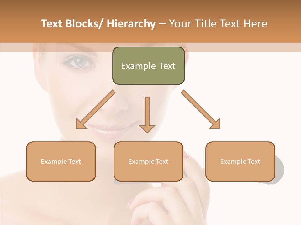 Lips Powder White PowerPoint Template