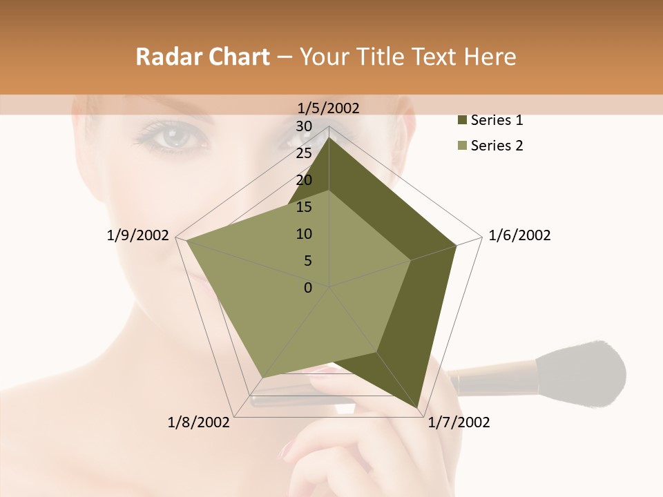 Lips Powder White PowerPoint Template