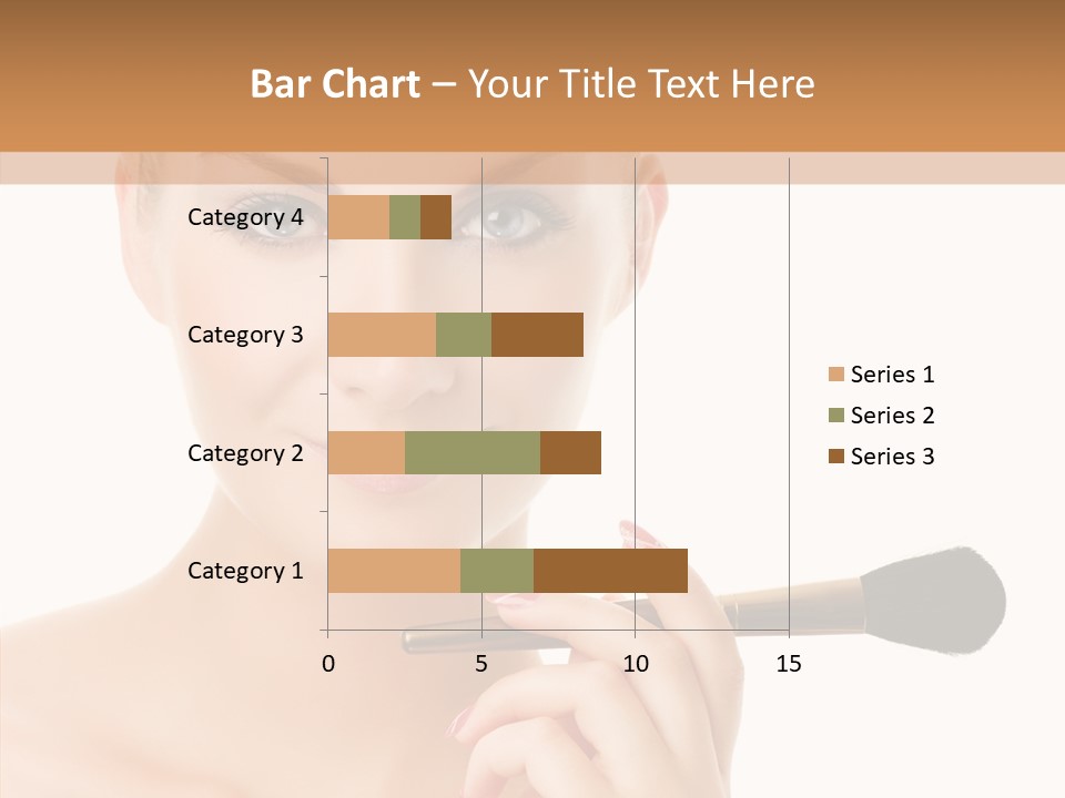 Lips Powder White PowerPoint Template