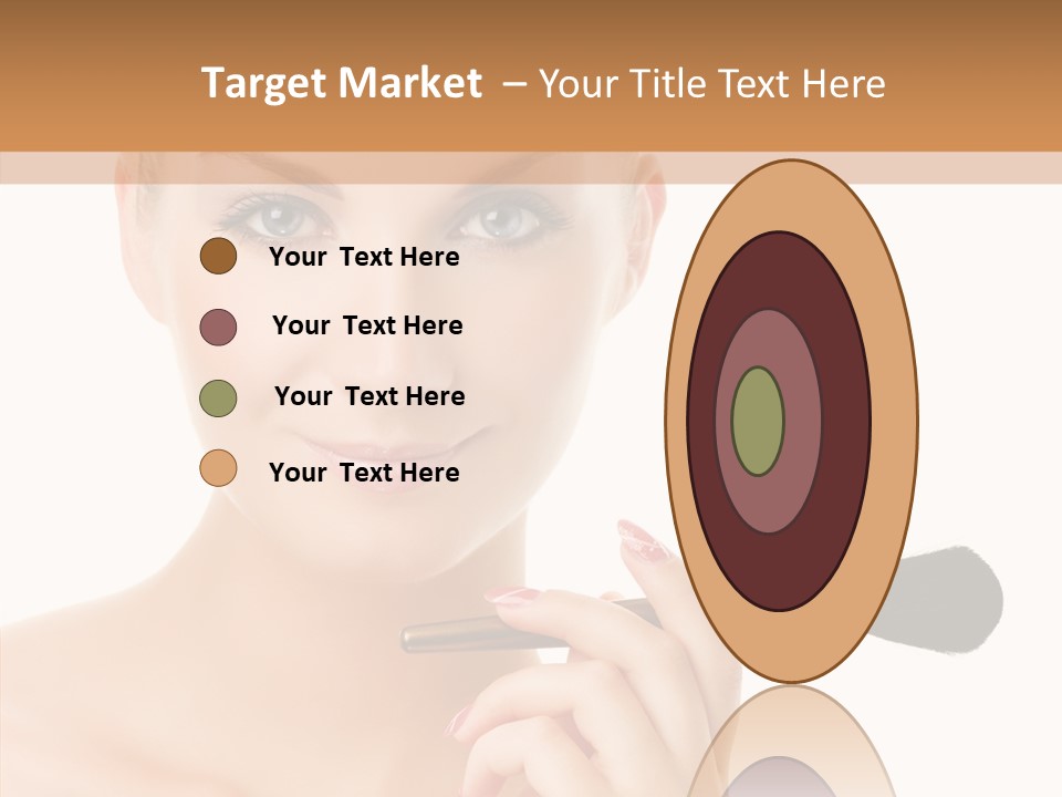 Lips Powder White PowerPoint Template