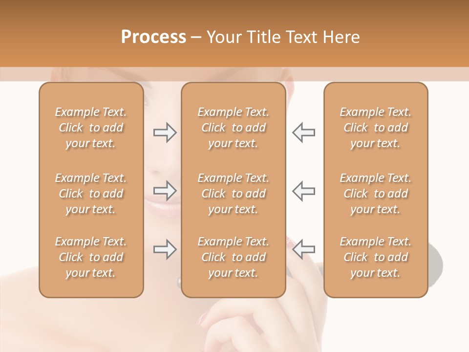 Lips Powder White PowerPoint Template