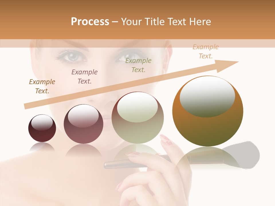 Lips Powder White PowerPoint Template