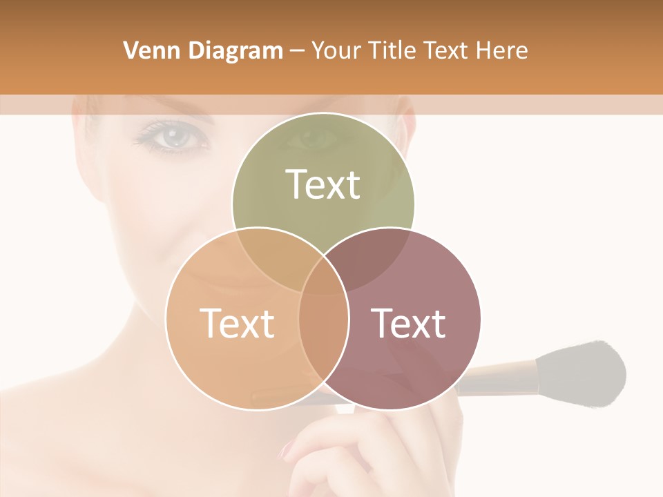 Lips Powder White PowerPoint Template