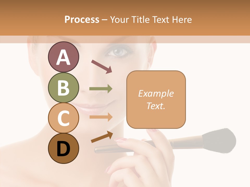 Lips Powder White PowerPoint Template