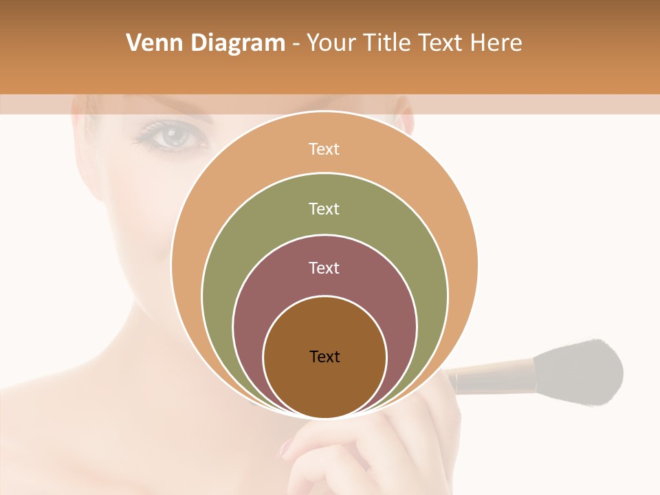 Lips Powder White PowerPoint Template