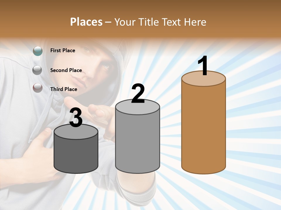 Abstract Caucasian Twist PowerPoint Template