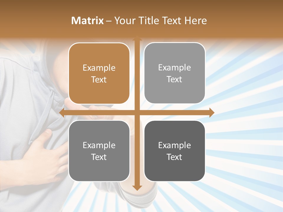 Abstract Caucasian Twist PowerPoint Template