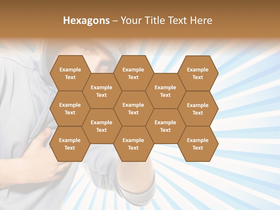 Abstract Caucasian Twist PowerPoint Template