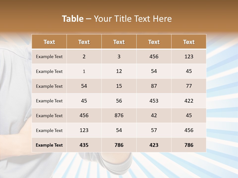 Abstract Caucasian Twist PowerPoint Template