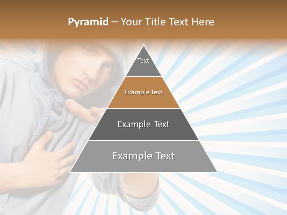 Abstract Caucasian Twist PowerPoint Template