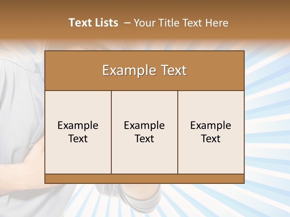 Abstract Caucasian Twist PowerPoint Template