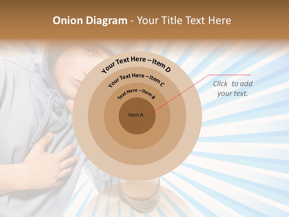 Abstract Caucasian Twist PowerPoint Template
