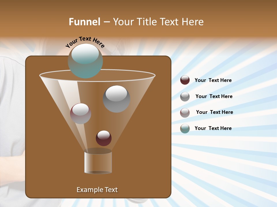 Abstract Caucasian Twist PowerPoint Template