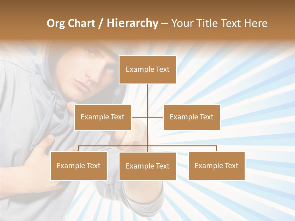Abstract Caucasian Twist PowerPoint Template