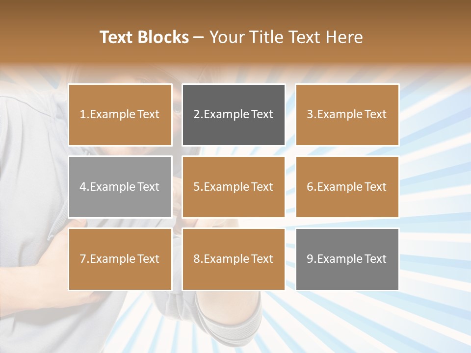 Abstract Caucasian Twist PowerPoint Template