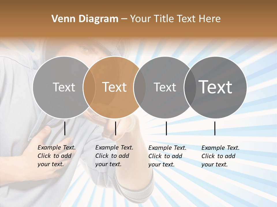 Abstract Caucasian Twist PowerPoint Template